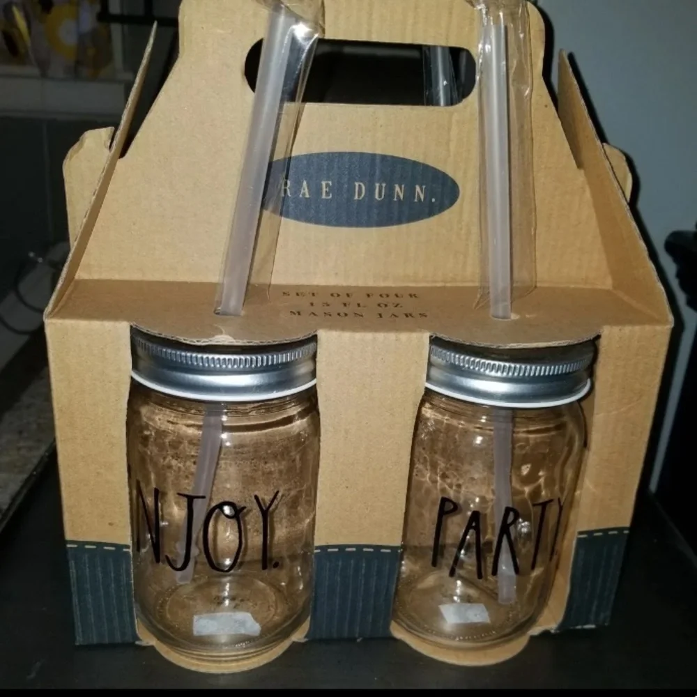 Rae Dunn Mason Jar‎ cups